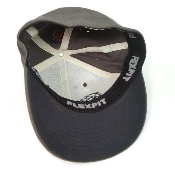 Billabong Hat Cap FlexFit Gray Embroidered Adult Men's One Size Spell Out - Picture 4 of 8